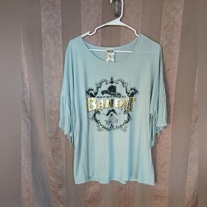 💎 VOCAL Women's Top Fringe Y2K #0168